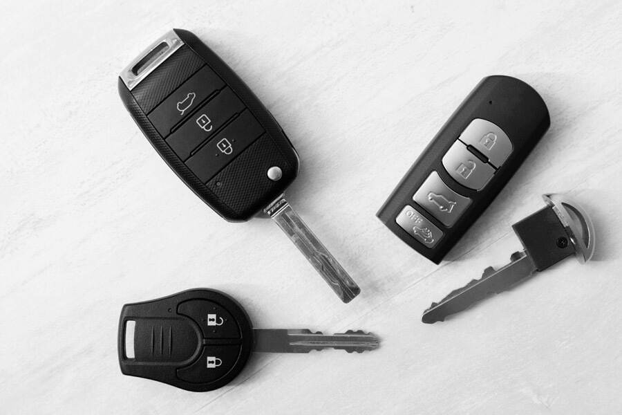selection of car keys